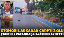 Otomobil Motosiklete Arkadan Çarptı 2 Ölü