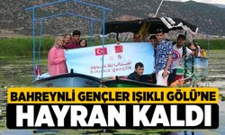 Bahreynli gençler Işıklı Gölü’ne hayran kaldı