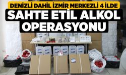 Denizli Dahil İzmir Merkezli 4 İlde Sahte Etil Alkol Operasyonu