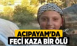 Acıpayam'da Feci Kaza Bir Ölü