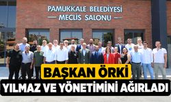 Başkan Örki, Yılmaz Ve Yönetimini Ağırladı