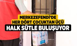 Merkezefendi’de Her Dört Çocuktan Üçü Halk Sütle Buluşuyor