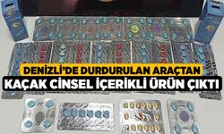 Denizli’de Durdurulan Araçtan Kaçak Cinsel İçerikli Ürün Çıktı