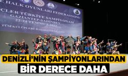 Denizli’nin Şampiyonlarından Bir Derece Daha