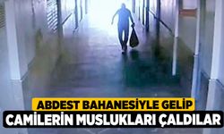 Abdest Bahanesiyle Gelip Camilerin Muslukları Çaldılar