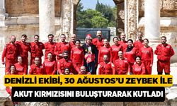 Denizli Ekibi, 30 Ağustos’u Zeybek İle AKUT Kırmızısını Buluşturarak Kutladı