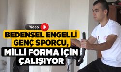 Bedensel Engelli Genç Sporcu, Milli Forma İçin Çalışıyor