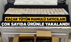 Kaçak Tütün Mamulü Satıcıları Çok Sayıda Ürünle Yakalandı