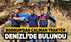 Bodrum’dan Çalınan Traktör Denizli’de bulundu