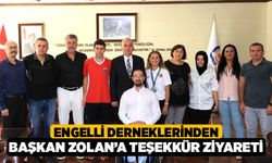 Engelli Derneklerinden Başkan Zolan’a Teşekkür Ziyareti