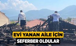 Evi Yanan Aile İçin Seferber Oldular