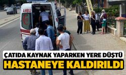 Çatıda Kaynak Yapan Usta Yere Düştü Yaralandı