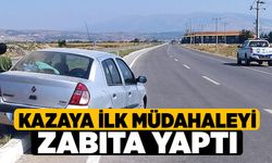 Kazaya İlk Müdahaleyi Zabıta Yaptı