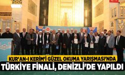 Kur'an-ı Kerim'i Güzel Okuma Yarışması'nda Türkiye finali, Denizli'de yapıldı