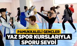 Pamukkaleli Gençler Yaz Spor Kurslarıyla Sporu Sevdi