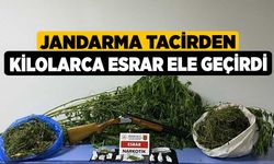 Jandarma tacirden kilolarca esrar ele geçirdi