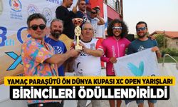 Yamaç Paraşütü Ön Dünya Kupası XC Open Yarışları Birincileri Ödüllendirildi