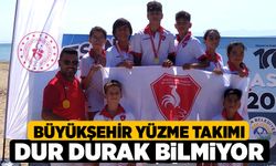 Büyükşehir Yüzme Takımı Dur Durak Bilmiyor