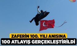 Zaferin 100. yılı anısına 100 atlayış gerçekleştirildi