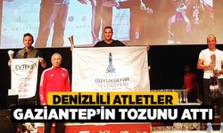 Denizlili atletler Gaziantep’in tozunu attı