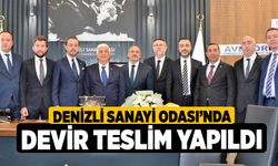 Denizli Sanayi Odası’nda devir teslim yapıldı