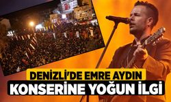 Denizli'de Emre Aydın Konserine Yoğun İlgi