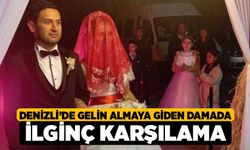 Denizli’de Gelin Almaya Giden Damada İlginç Karşılama