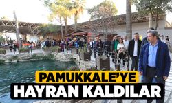 Pamukkale’ye Hayran Kaldılar