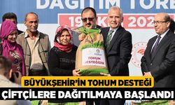 Büyükşehir’in tohum desteği çiftçilere dağıtılmaya başlandı 