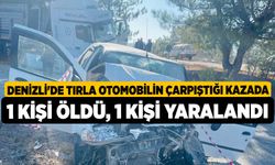 Denizli'de Tırla Otomobilin Çarpıştığı Kazada 1 Kişi Öldü, 1 Kişi Yaralandı