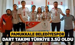 Pamukkale Belediyespor Dart Takımı Türkiye 3.Sü Oldu