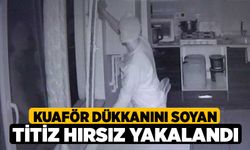 Kuaför dükkanını Soyan Titiz Hırsız Yakalandı