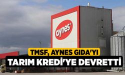 TMSF, Aynes Gıda'yı Tarım Kredi'ye devretti