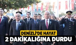 Denizli’de hayat 2 dakikalığına durdu