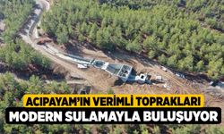 Acıpayam’ın verimli toprakları modern sulamayla buluşuyor