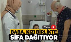 Baba, Kızı Birlikte Şifa Dağıtıyor