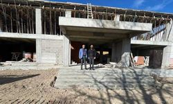 Başkan Arslan, Çameli Gençlik Merkezi inşaatında incelemelerde bulundu