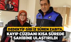 Dedektif gibi iz süren zabıta, kayıp cüzdanı kısa sürede sahibine ulaştırıldı