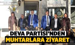 DEVA Partisi'nden Muhtarlara Ziyaret