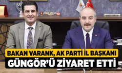 Bakan Varank, Ak Parti İl Başkanı Güngör’ü Ziyaret Etti