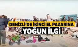 Denizli'de İkinci El Pazarına Yoğun ilgi