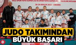 Judo takımından büyük başarı 