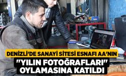 Denizli'de sanayi sitesi esnafı AA'nın "Yılın Fotoğrafları" oylamasına katıldı