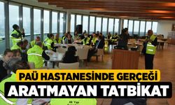 PAÜ Hastanesinde gerçeği aratmayan tatbikat