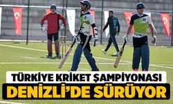 Kriket Türkiye Şampiyonası Denizli'de devam ediyor