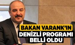 Bakan Varank’ın Denizli programı belli oldu