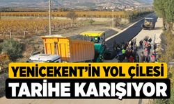 Yenicekent’in yol çilesi tarihe karışıyor 