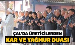 Çal’da ilkbahar havası yaşanıyor, Üreticiler yağmur ve kar duası yaptı