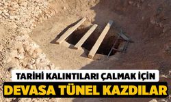 Tarihi Eserlere Ulaşmak İçin Devasa Tünel Kazdılar