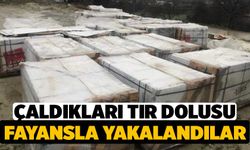 Çaldıkları 1 Tır Dolusu Fayansla Yakalandılar